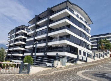 Видовые двухуровневые апартаменты 2+1, с современным интерьером, в комплексе класса люкс, Каргыджак, Аланья ID-16315 фото-1