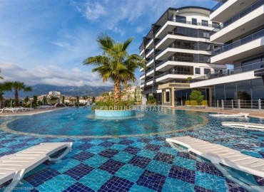 View duplex apartment 2+1, with a modern interior, in a luxury residence, Kargicak, Alanya ID-16315 фото-19