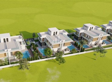 Luxurious duplex villas 3+1, 173-188 m², with a private pool in the Yeni Bogazici area, Famagusta, Northern Cyprus ID-16322 фото-6