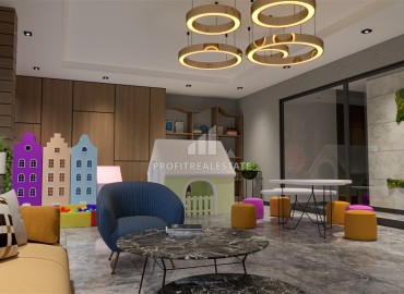 Двухкомнатная квартира 57,5м², без мебели в новой жилой резиденции с инфраструктурой в Авсалларе, Аланья ID-15168 фото-11