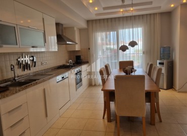 Cozy furnished two bedroom apartment of 115 m², suitable for a residence permit, in a residence with facilities in Oba, Alanya ID-16327 фото-12
