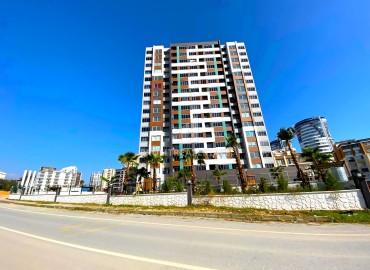 Elegant 1+1 apartment, 60m², for rent, in a cozy new building with a good location in the Yenisehir area, Mersin ID-16329 фото-1