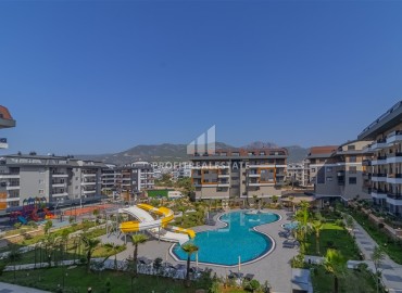 New one bedroom apartment without furniture in a new building with facilities, Oba, Alanya ID-16344 фото-19