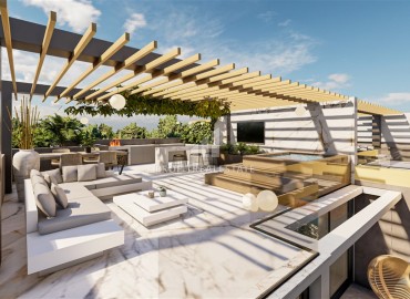 Инвестиционный проект: лофты с выходом в сад и пентхаусы с террасами на крышах, 148-170м², от застройщика, Отюкен, Искеле, Северный Кипр ID-16345 фото-8