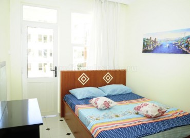 Квартира с мебелью и двумя спальнями в комплексе с бассейном и огороженной территорией в районе Махмутлар 100 кв.м. ID-1265 фото-18