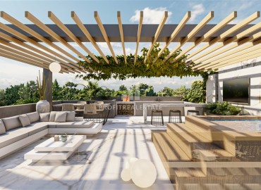 Инвестиционный проект: лофты с выходом в сад и пентхаусы с террасами на крышах, 148-170м², от застройщика, Отюкен, Искеле, Северный Кипр ID-16345 фото-9
