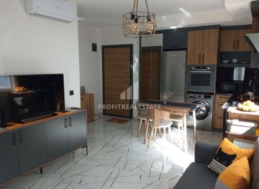 Furnished apartment 1+1, 55m², in a new residence with hotel facilities in the Alanya region - Oba. ID-16356 фото-6