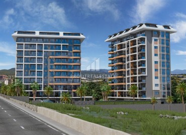 Апартаменты 1+1, 57,5м², в комплексе премиум класса на окончательном этапе строительства в Авсалларе, Алания ID-16368 фото-4