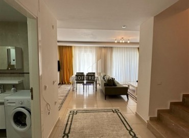 Фешенебельная двухуровневая квартира, 140м², с огромной террасой в элитном комплексе в районе Кестель, Алания ID-16372 фото-4