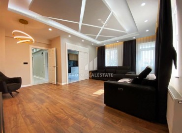 Apartment 3+1 partially furnished, with stylish finishes and a glazed balcony, Lara, Antalya ID-16377 фото-2
