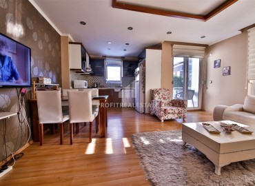 Уютная трехкомнатная квартира 90м², с мебелью и джакузи, в комплексе с бассейном, Гюзельоба, Анталья ID-16379 фото-6