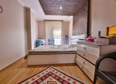 Уютная трехкомнатная квартира 90м², с мебелью и джакузи, в комплексе с бассейном, Гюзельоба, Анталья ID-16379 фото-10