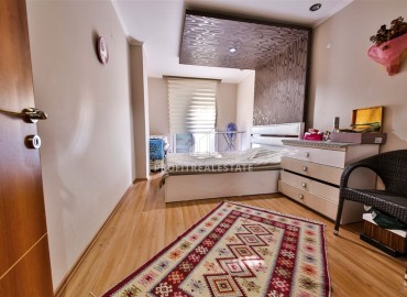 Уютная трехкомнатная квартира 90м², с мебелью и джакузи, в комплексе с бассейном, Гюзельоба, Анталья ID-16379 фото-12