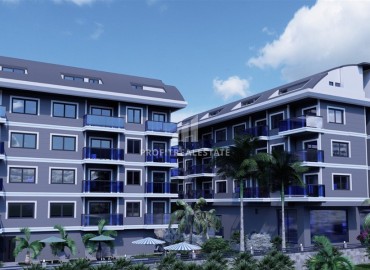 Inexpensive apartment at the project stage, in installments from the developer, Avsallar, Alanya, 47-120 m2 ID-8681 фото-2