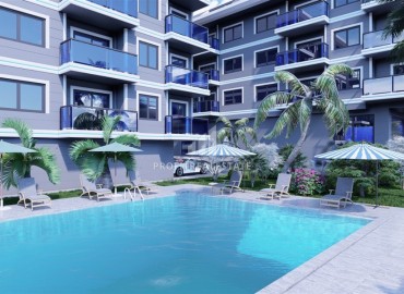 Inexpensive apartment at the project stage, in installments from the developer, Avsallar, Alanya, 47-120 m2 ID-8681 фото-7