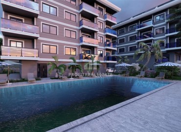 Inexpensive apartment at the project stage, in installments from the developer, Avsallar, Alanya, 47-120 m2 ID-8681 фото-8