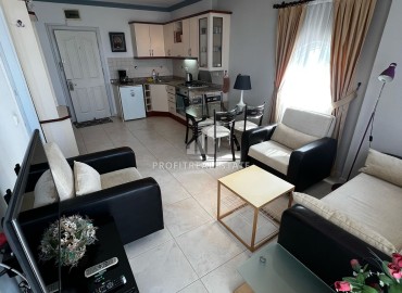 Furnished one-bedroom apartment, 40m² with views of the Alanya Fortress in the center of Alanya, in a cozy residence ID-16385 фото-2