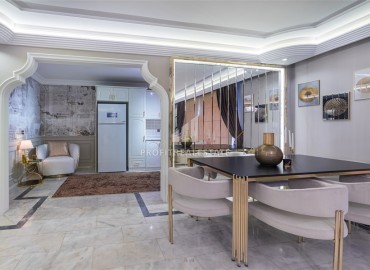 Великолепная дизайнерская квартира, 130м², по привлекательной цене, в 300 метрах от моря в Махмутларе, Аланья ID-16395 фото-4