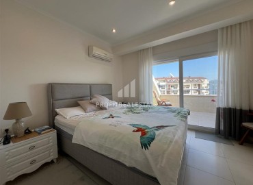 Furnished two-bedroom penthouse with sea views, in a residence with facilities, Avsallar, Alanya ID-16399 фото-10