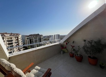 Furnished two-bedroom penthouse with sea views, in a residence with facilities, Avsallar, Alanya ID-16399 фото-17