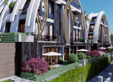 Investment project with a unique design: apartment and detached villas 54-185m², Kargicak, Alanya ID-16414 фото-2