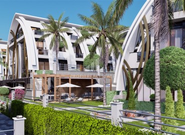 Инвестиционный проект с уникальным дизайном: апартаменты и отдельные виллы 54-185м², Каргыджак, Аланья ID-16414 фото-14