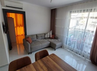Modern furnished apartment 1+1, 47m² at an attractive price in a residence with facilities, Oba, Alanya ID-16418 фото-2