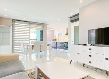 Очаровательная меблированная квартира 2+1, 100м², с современной мебелью и застекленным балконом в центре Аланьи ID-16419 фото-4