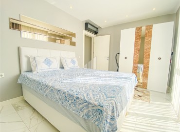 Charming furnished apartment 2+1, 100m², with modern furniture and glazed balcony in the center of Alanya ID-16419 фото-14
