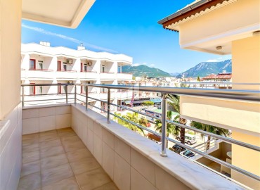 Furnished one-bedroom apartment, 65m², with two balconies and sea and mountain views in a residence with a swimming pool in Oba, Alanya. ID-16421 фото-15