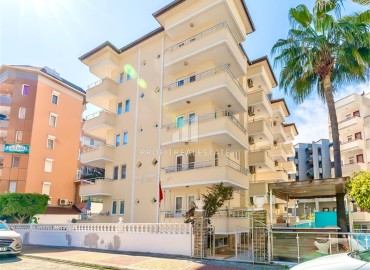 Furnished one-bedroom apartment, 65m², with two balconies and sea and mountain views in a residence with a swimming pool in Oba, Alanya. ID-16421 фото-20