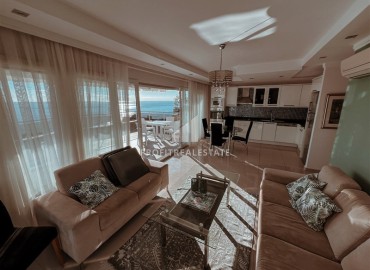 Elegant 2+1 apartment, 120m² with a huge view terrace in a comfortable residence in Alanya Konakli area ID-16426 фото-2