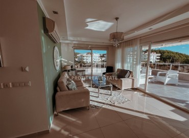 Элегантная квартира 2+1, 120м² с огромной видовой террасой в комфортабельной резиденции в районе Алании Конаклы ID-16426 фото-3
