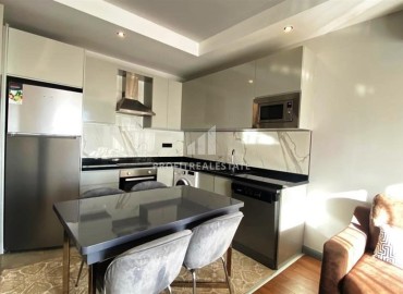 Меблированная квартира с одной спальней, 53м², в комфортабельном комплексе в 400м от пляжа Клеопатры, Алания ID-16432 фото-4