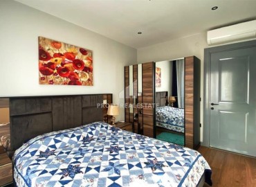 Меблированная квартира с одной спальней, 53м², в комфортабельном комплексе в 400м от пляжа Клеопатры, Алания ID-16432 фото-8