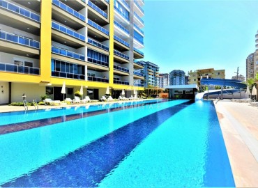 Bright, cozy one bedroom apartment of 60 m², 350 meters from the sea, in a residential residence with facilities, Mahmutlar, Alanya ID-16476 фото-13