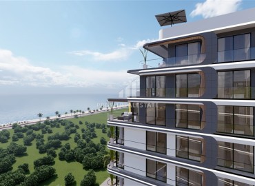 Апартаменты у самого моря по доступной цене, в рассрочку от застройщика, в комплексе с инфраструктурой, Газиверен, Северный Кипр ID-16483 фото-3