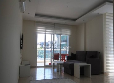Furnished one-bedroom apartment 65m², in a residential residence with facilities, Oba, Alanya ID-16496 фото-2