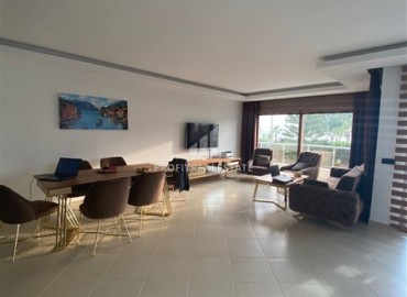 Furnished three bedroom apartment, 140 m², with a super location on the first coastline in Oba, Alanya. ID-16505 фото-3