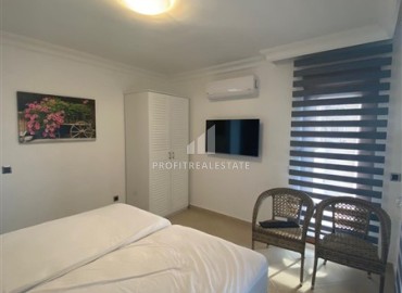 Furnished three bedroom apartment, 140 m², with a super location on the first coastline in Oba, Alanya. ID-16505 фото-11