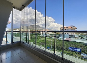 Фешенебельные видовые апартаменты 1+1, 60м², с застекленным балконом, в 150 метрах от моря, Кестель, Аланья ID-16506 фото-11