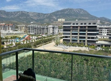 Elegant furnished 1+1 apartment, 100 meters from the sea, in a residence with rich facilities, Kargicak, Alanya ID-15130 фото-15