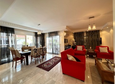 Bright furnished penthouse 4+1, in a cozy residence 150 meters from the Mediterranean Sea, Kestel, Alanya ID-16509 фото-3