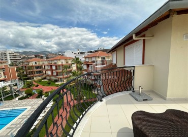 Bright furnished penthouse 4+1, in a cozy residence 150 meters from the Mediterranean Sea, Kestel, Alanya ID-16509 фото-19