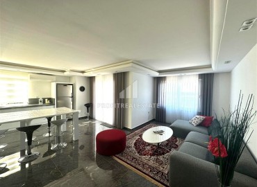 Элитная видовая квартира с тремя спальнями, 188м², в уютном комплексе на берегу моря в Махмутларе, Алания ID-16515 фото-2