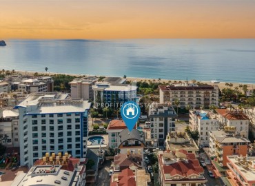 Furnished one bedroom apartment, 45m², in a new building with a swimming pool in the center of Alanya, 100m from the sea ID-16516 фото-1