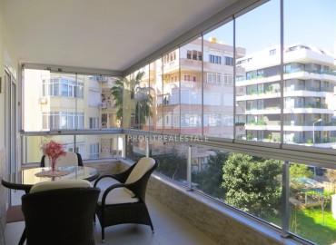 Уютная современно меблированная квартира 1+1, с застекленным балконом, в 300 метрах от Средиземного моря  в центре Аланьи ID-16518 фото-8
