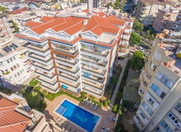 Уютная современно меблированная квартира 1+1, с застекленным балконом, в 300 метрах от Средиземного моря  в центре Аланьи ID-16518 фото-9