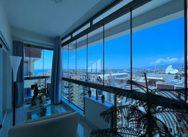 Luxurious view furnished penthouse 3+1, in a premium residential residence in the center of Mahmutlar, Alanya ID-16521 фото-15