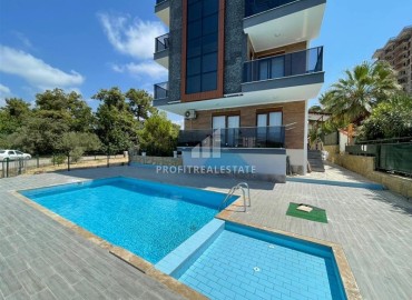 Furnished penthouse 4+1, with separate kitchen, in a modern residential residence with a swimming pool, Avsallar, Alanya ID-16522 фото-18